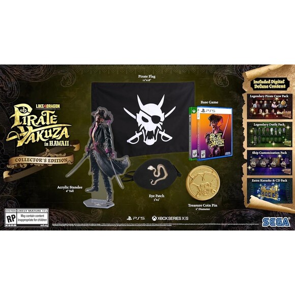 Like A Dragon Pirate Yakuza Hawaii XBOX Series X Collector's Edition NEW Sealed - Picture 1 of 1